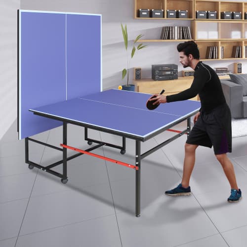 8ft Mid-Size Table Tennis Table Foldable image 5