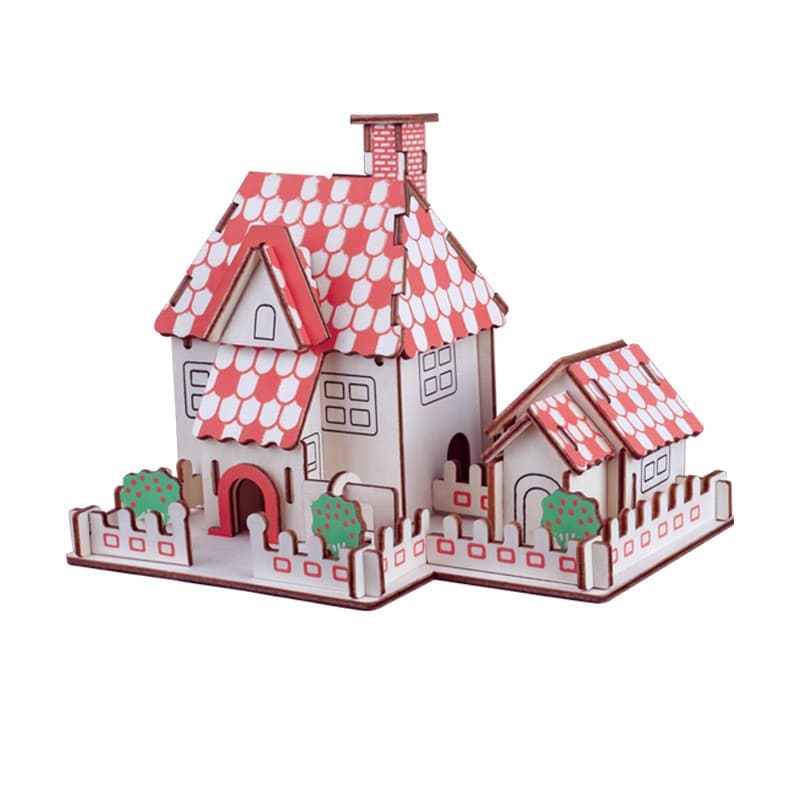 Wooden Plywood Model Puzzle Toys image 1