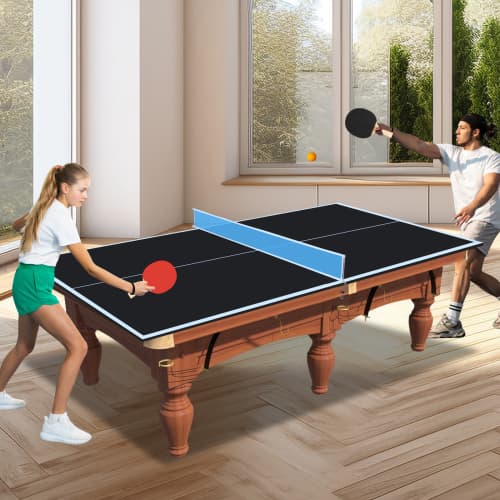 7 X4ft Black Mid-Size Ping Pong Conversion image 5
