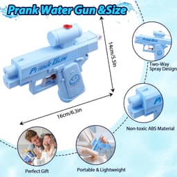 Prank Two Way Water Gun, Prank Squirt Gun, Reverse Water Guns, Creative Pranks Battle Toy Waters Guns Fight thumbnail 3