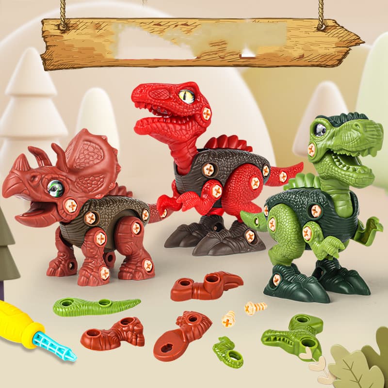 Dinosaur Toys Little Boy Children'S Puzzle Diy Assembled Toys image 2