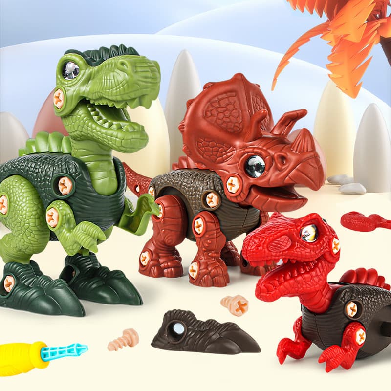 Dinosaur Toys Little Boy Children'S Puzzle Diy Assembled Toys image 5