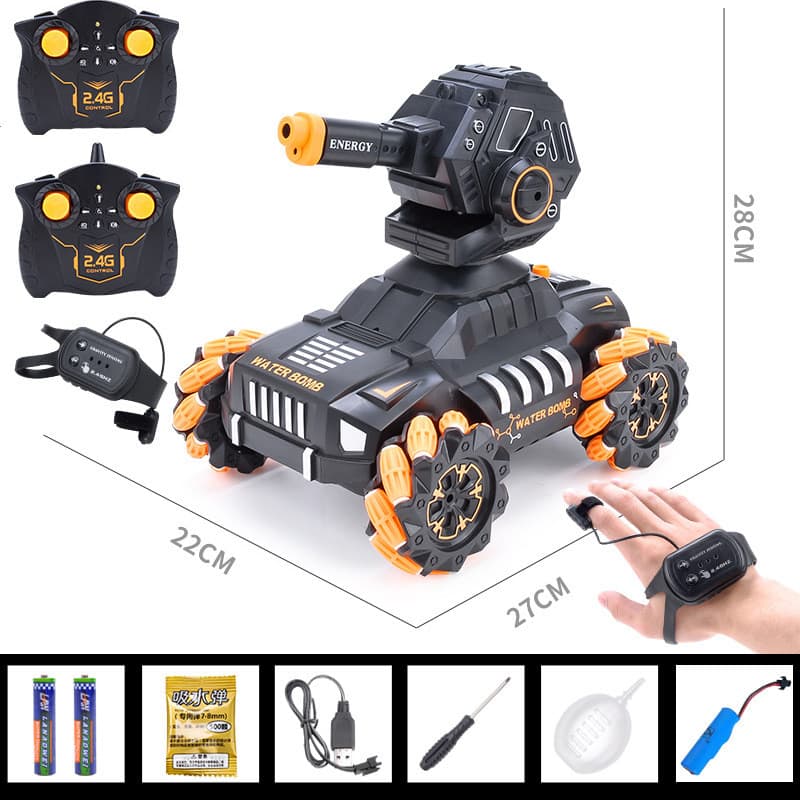 The Remote Control Tank Toy Car Can Be Charged By Launching Water Bombs image 6