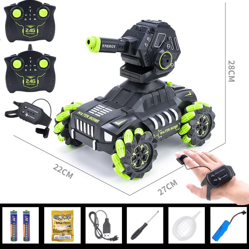 The Remote Control Tank Toy Car Can Be Charged By Launching Water Bombs image 8