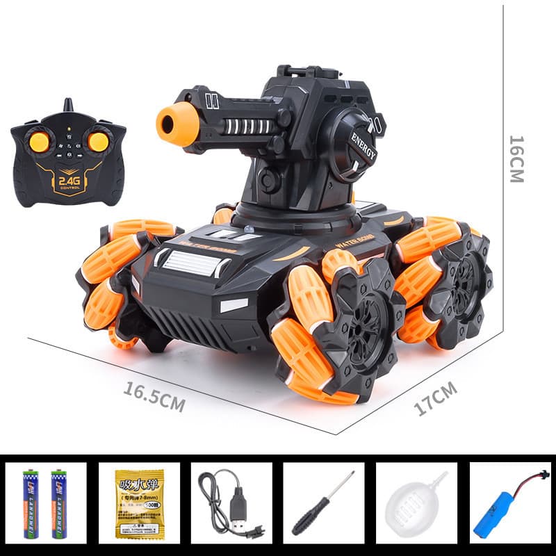 The Remote Control Tank Toy Car Can Be Charged By Launching Water Bombs image 2