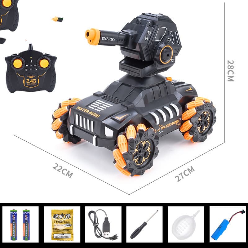 The Remote Control Tank Toy Car Can Be Charged By Launching Water Bombs image 5