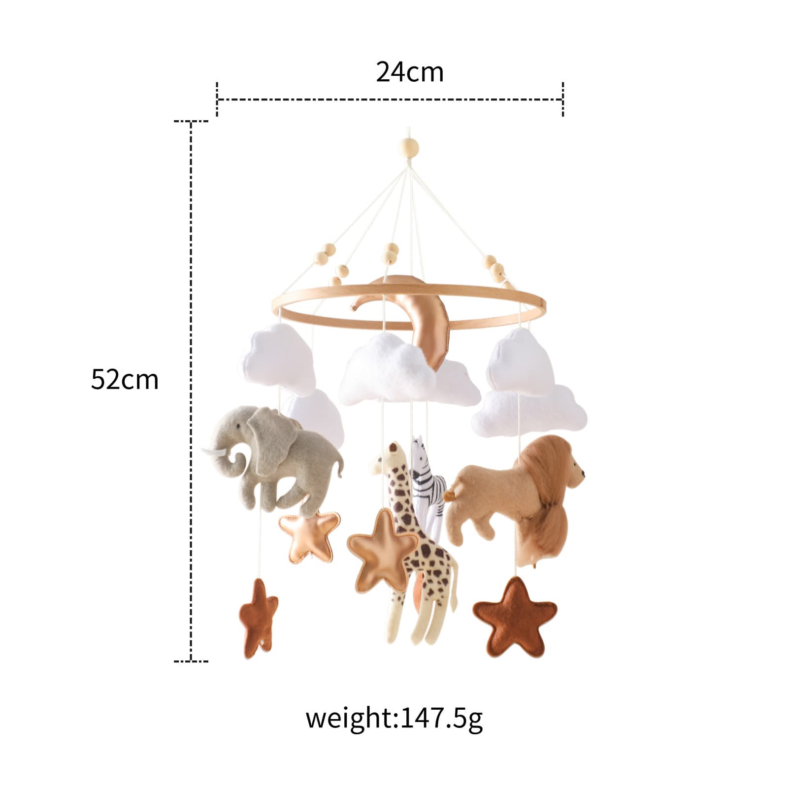 Room Hand-eye Coordination Decoration Wind Chimes Crib image 2
