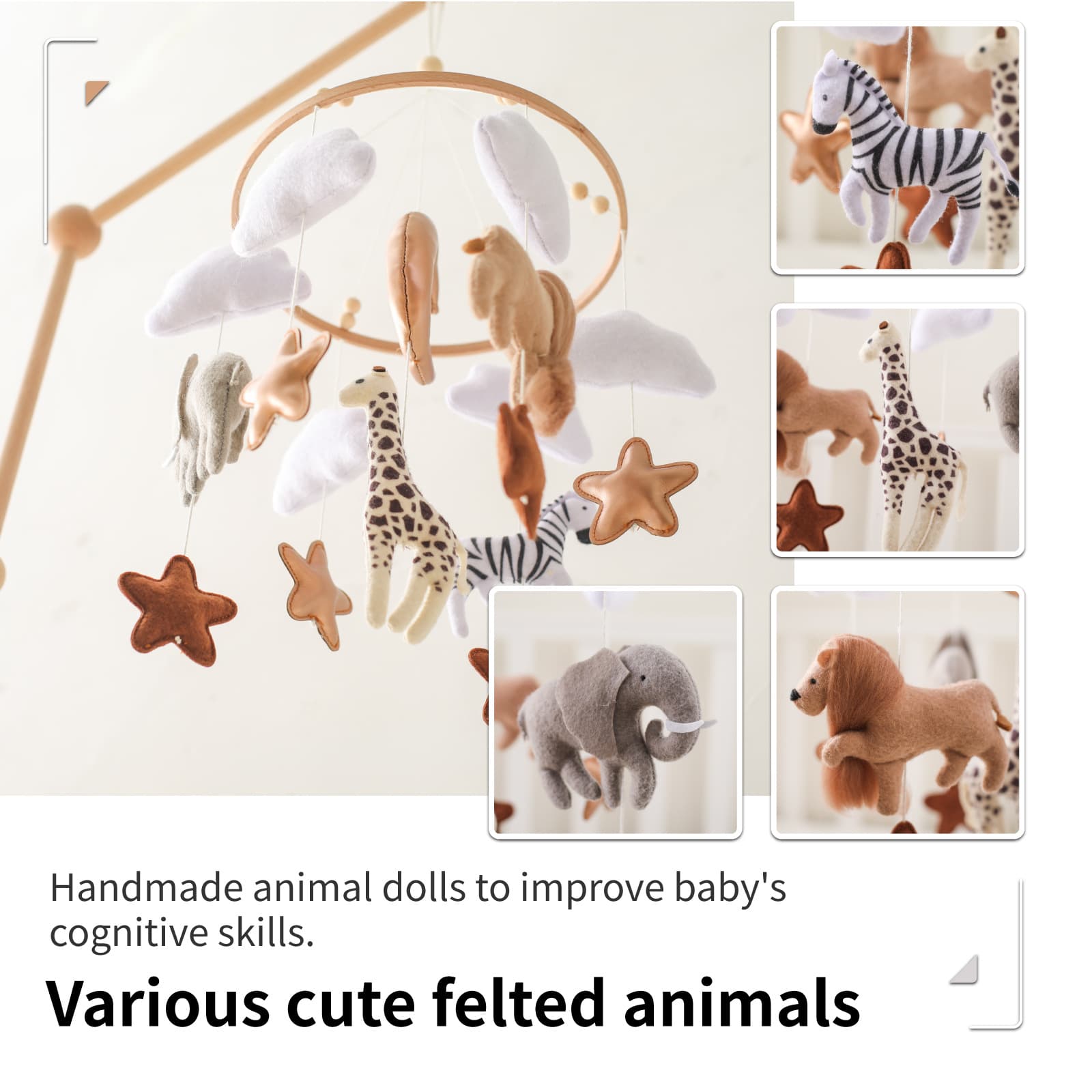 Room Hand-eye Coordination Decoration Wind Chimes Crib image 5