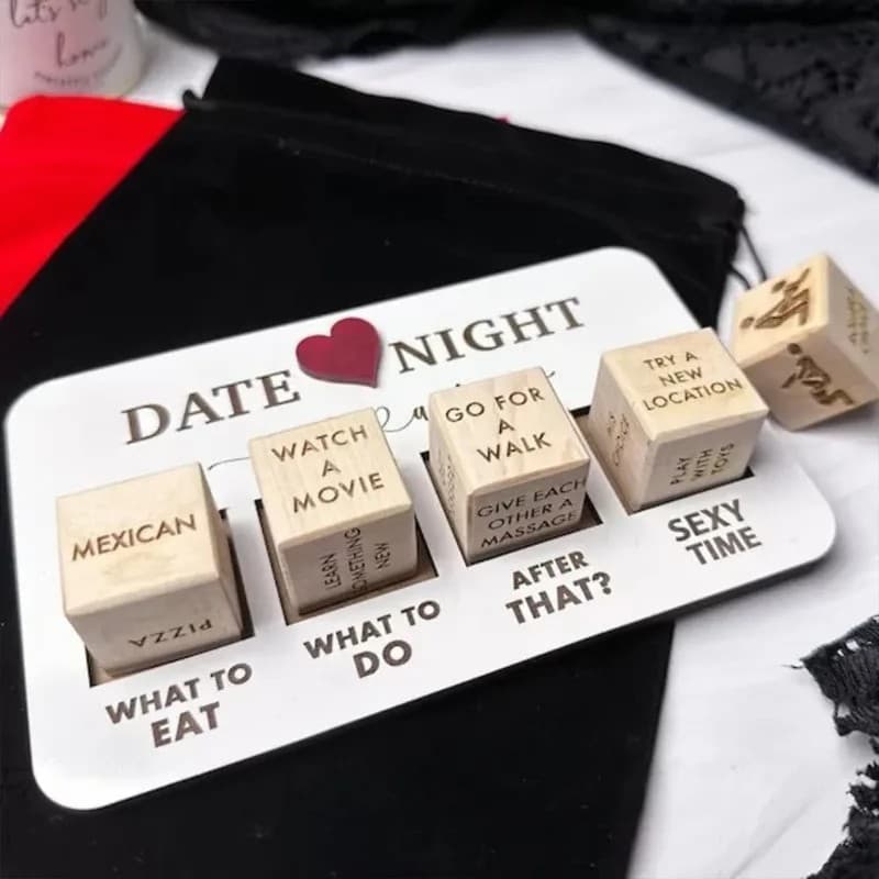 Wooden Date Night Dice Wooden Date Night image 3