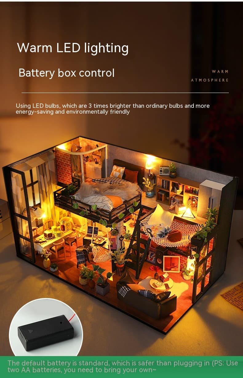 Hand-assembled Making House Model Toys image 4