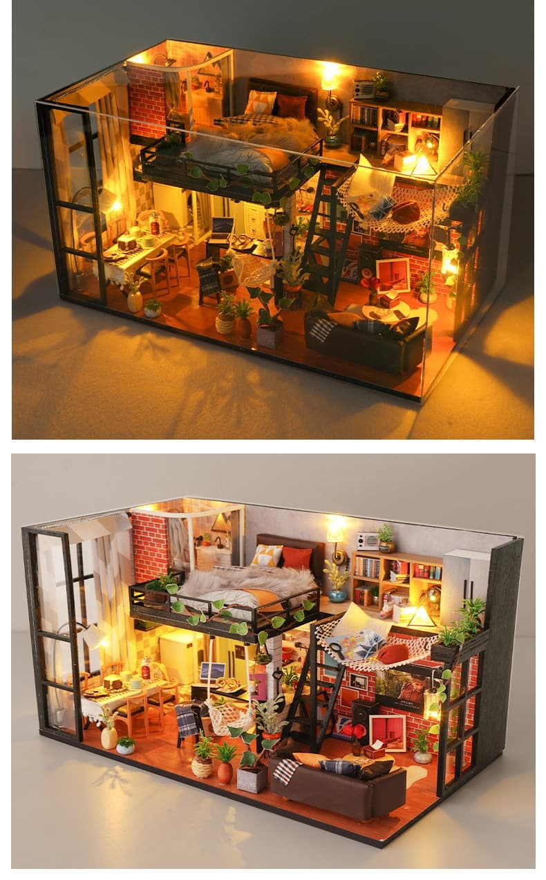 Hand-assembled Making House Model Toys image 6