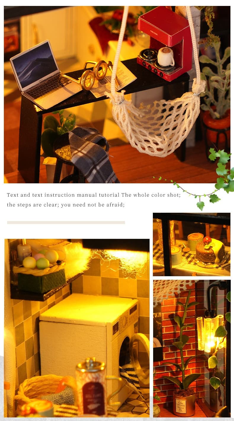 Hand-assembled Making House Model Toys image 9