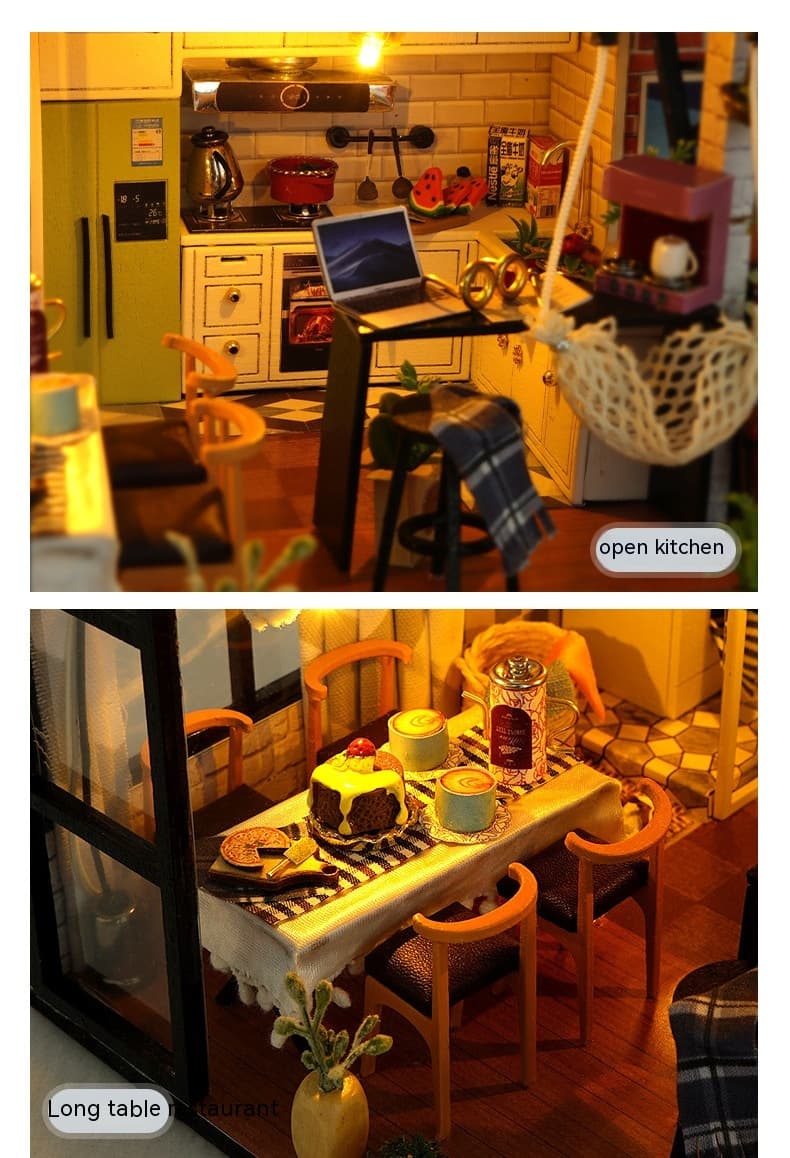 Hand-assembled Making House Model Toys image 11