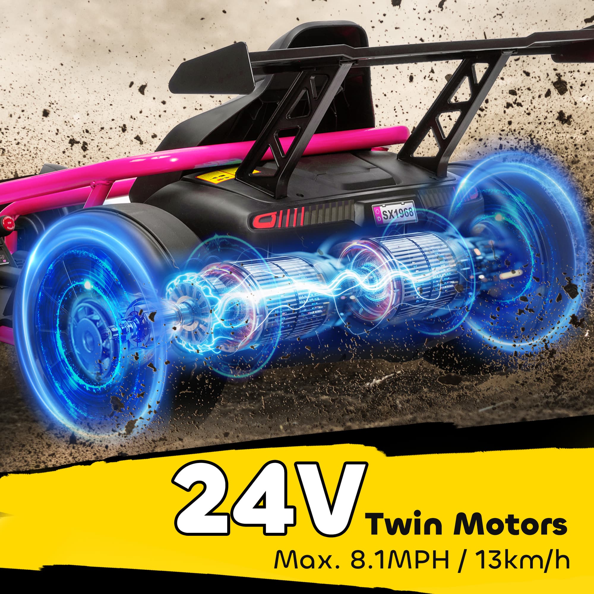 24V 7AH Kids Electric Go Kart image 5