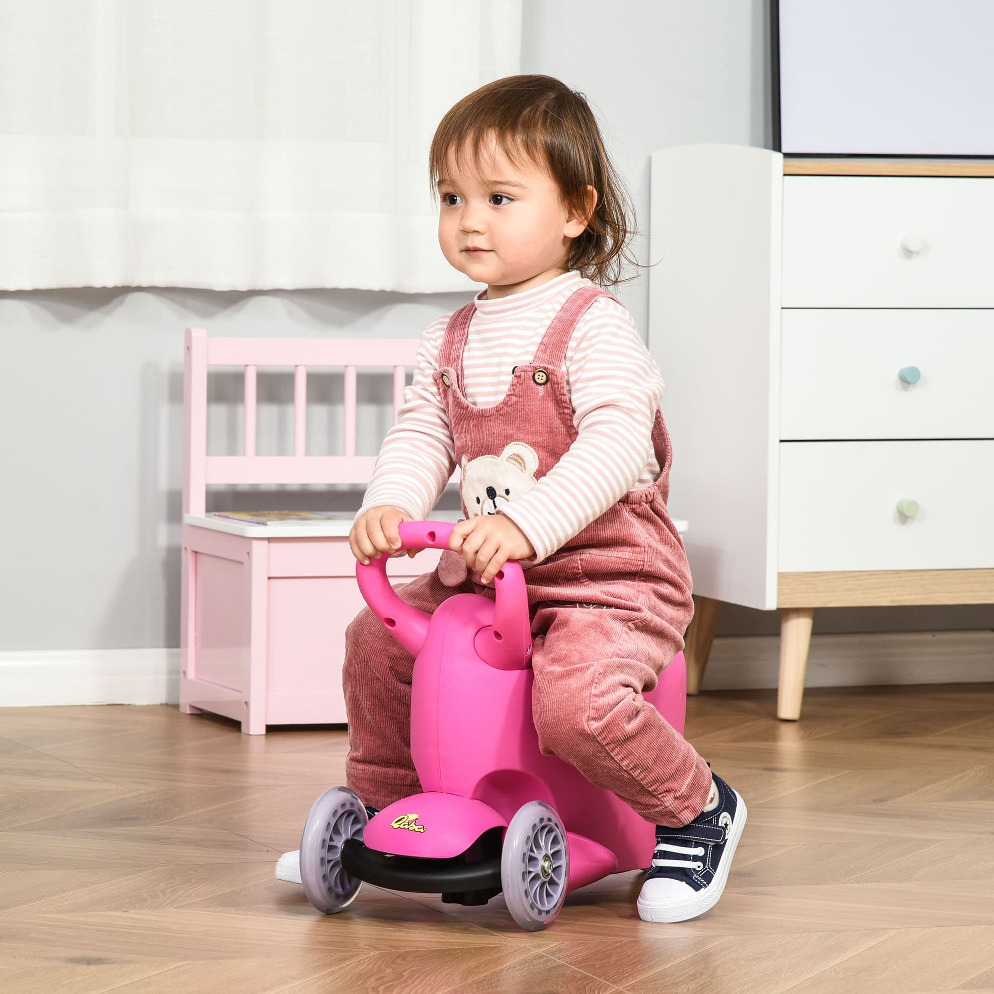 3-in-1 Ride On Push Car, Kids Scooter image 8