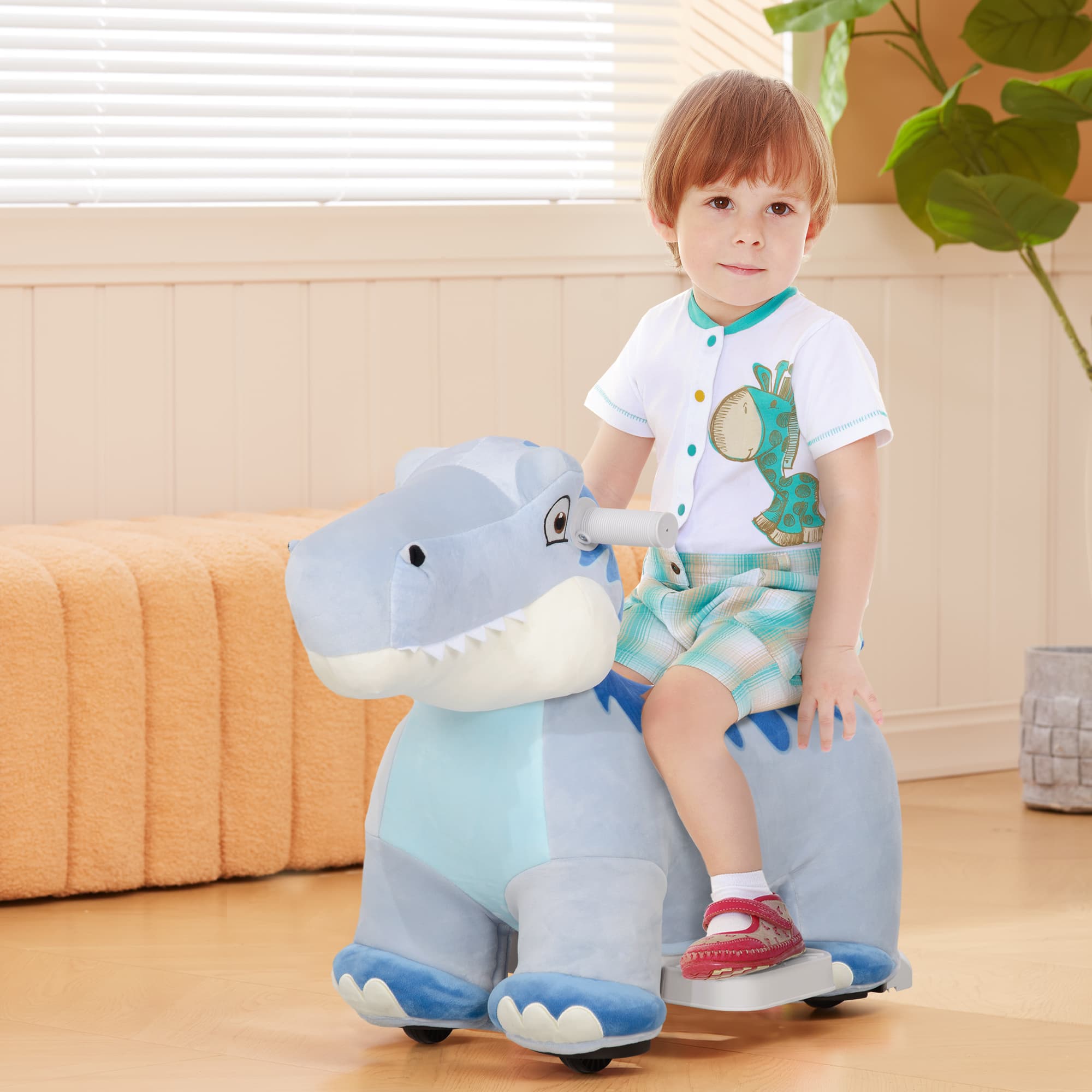 6V Kids Electric Ride on Animal Tyrannosaurus image 2