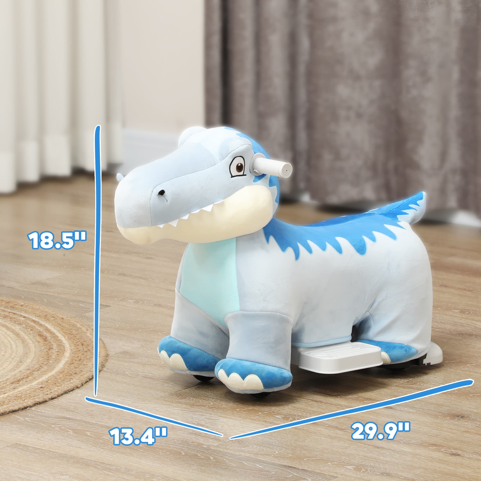 6V Kids Electric Ride on Animal Tyrannosaurus image 3