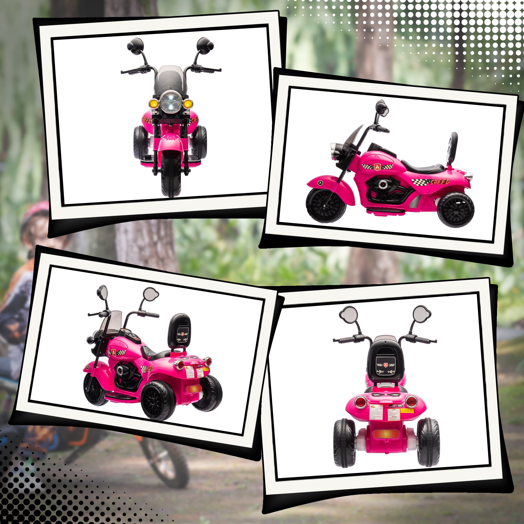 6V 3 Wheel Electric Motorcycle for Kids image 8