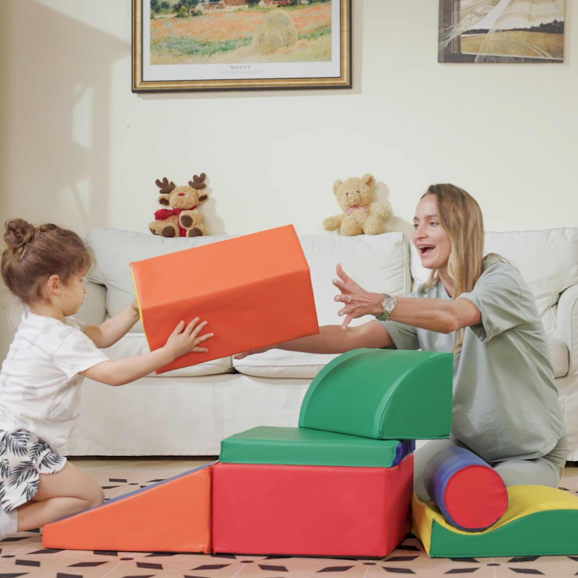 7 Piece PU Leather Soft Play Climbing image 8