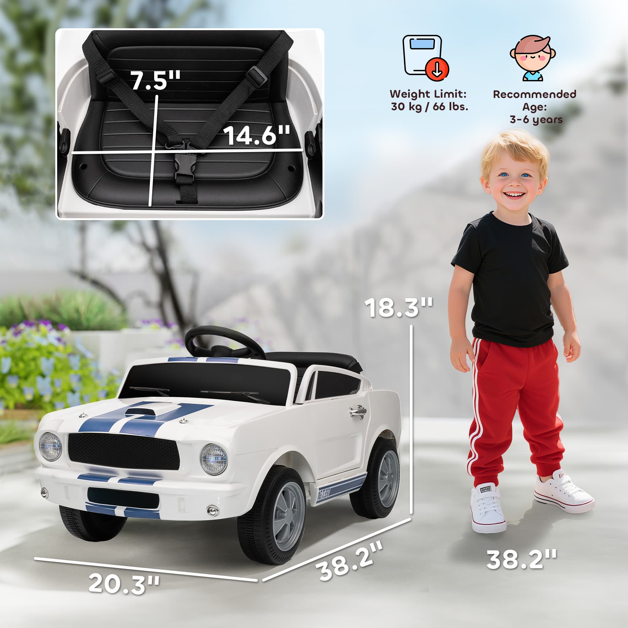 Licensed Ford Shelby GT 350 Kids Ride image 3