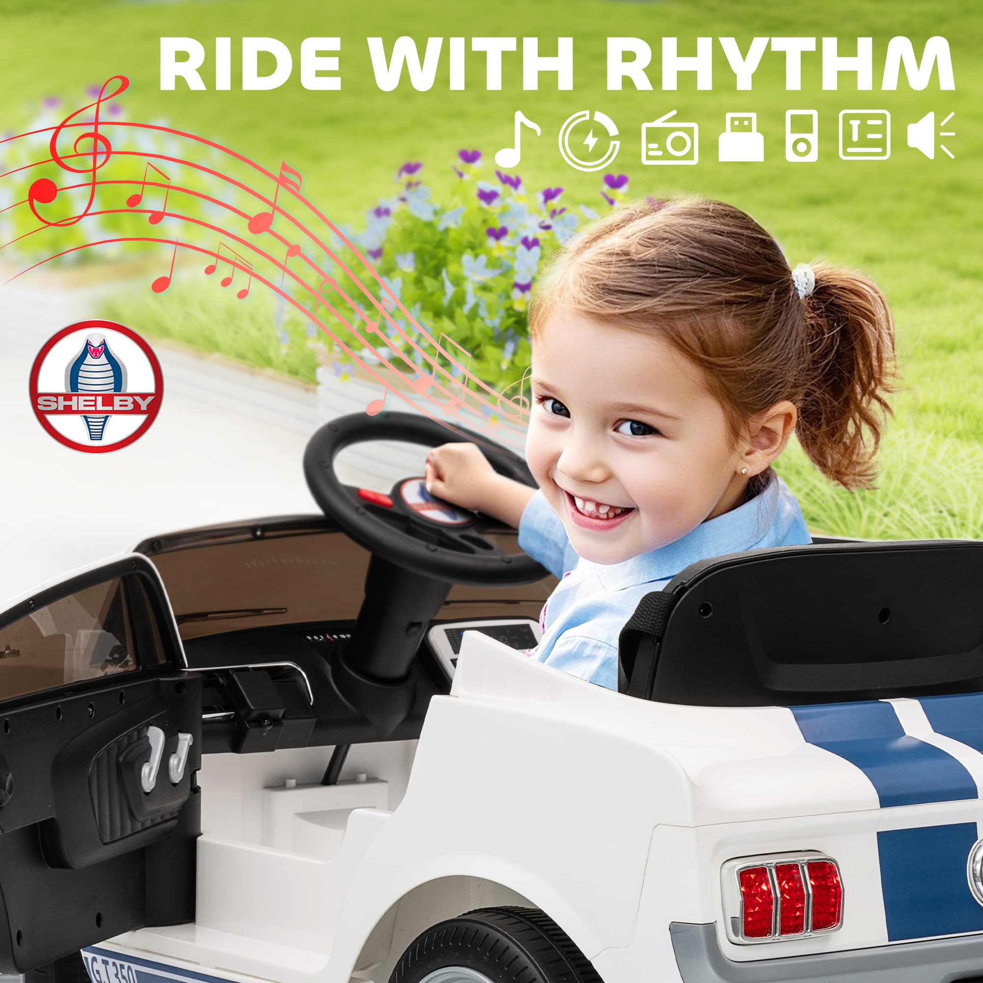 Licensed Ford Shelby GT 350 Kids Ride image 7