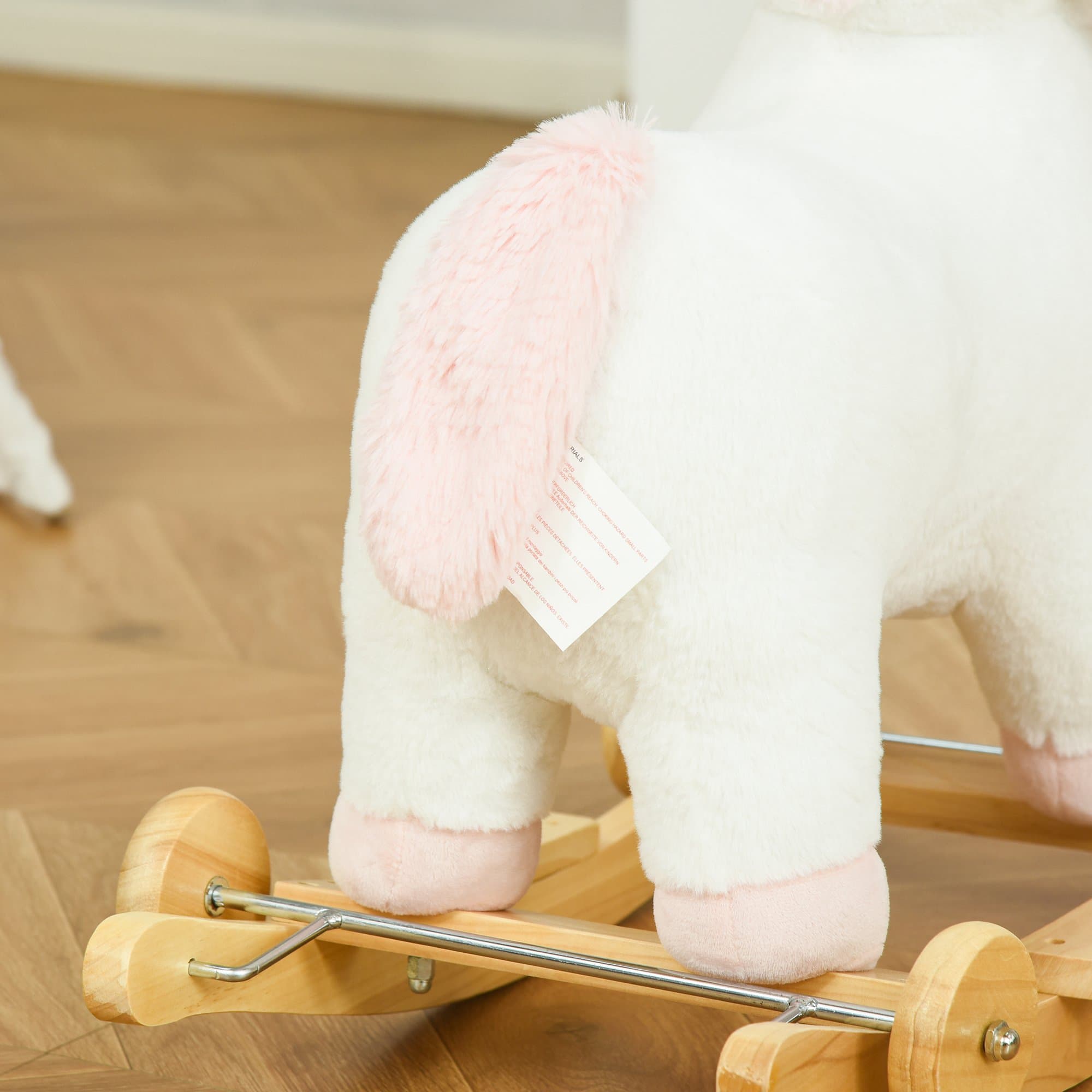 2 in 1 Kids Rocking Horse, Rolling image 8