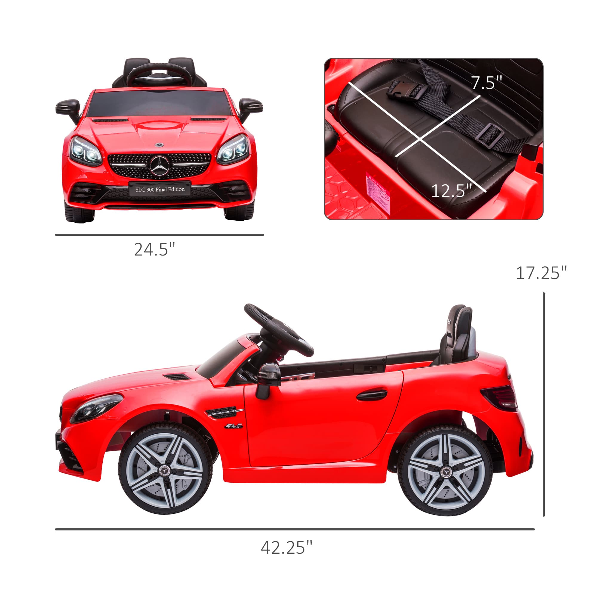Mercedes SLC 300 Licensed Kids Electric Car image 4