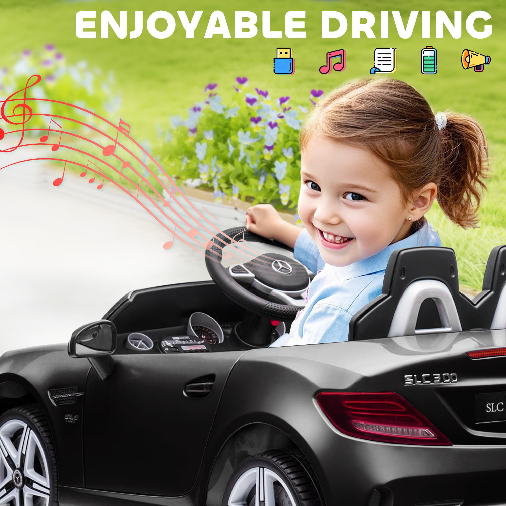 Mercedes SLC 300 Licensed Kids Electric Car image 6