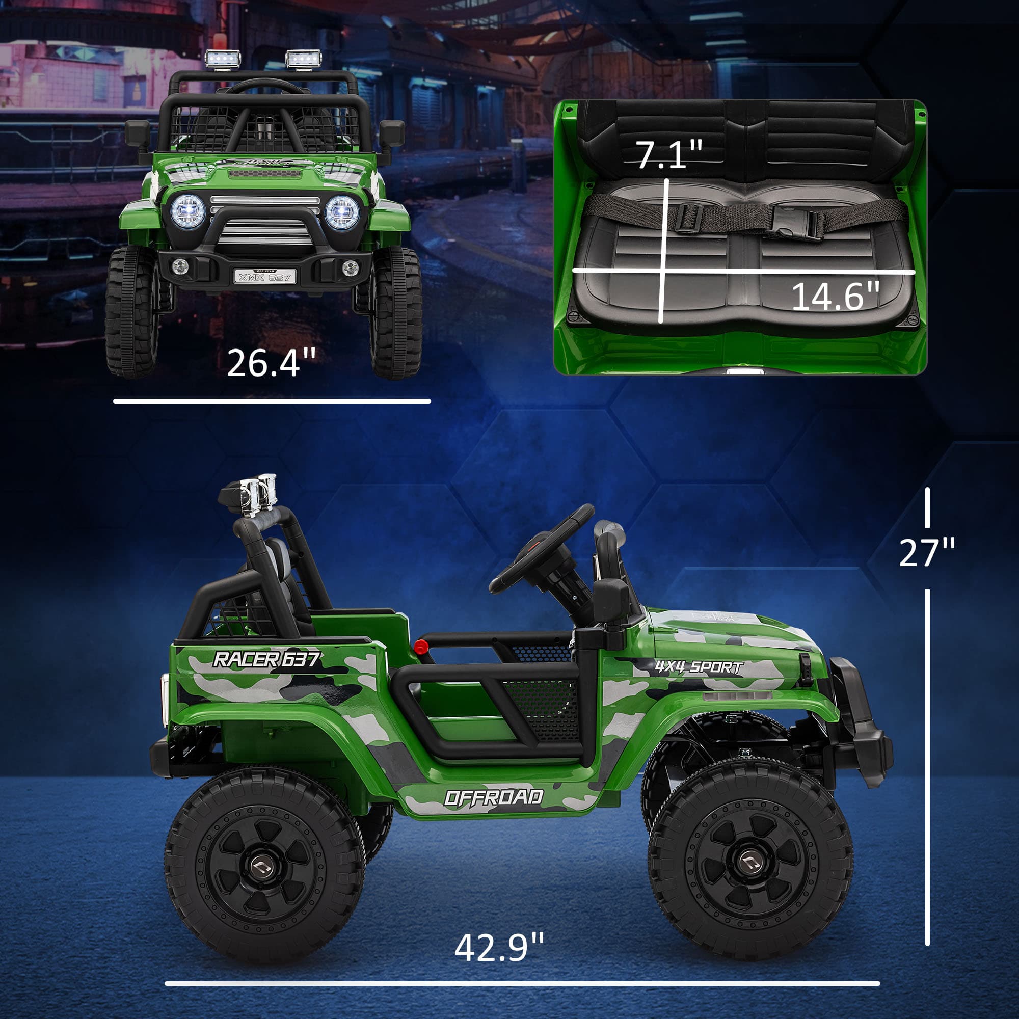 12V Ride on Car, Ride on Truck image 3