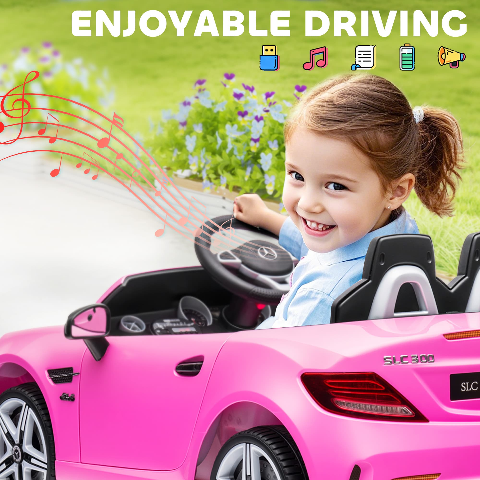 Mercedes SLC 300 Licensed Kids Electric Car image 6