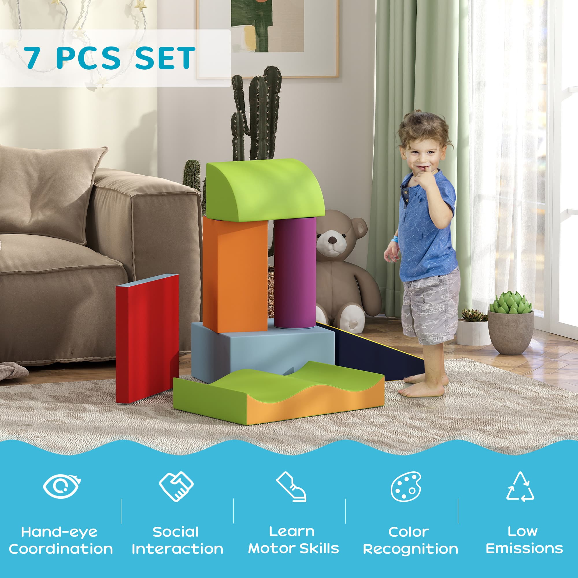 7 Piece Climb and Crawl Activity Play image 4
