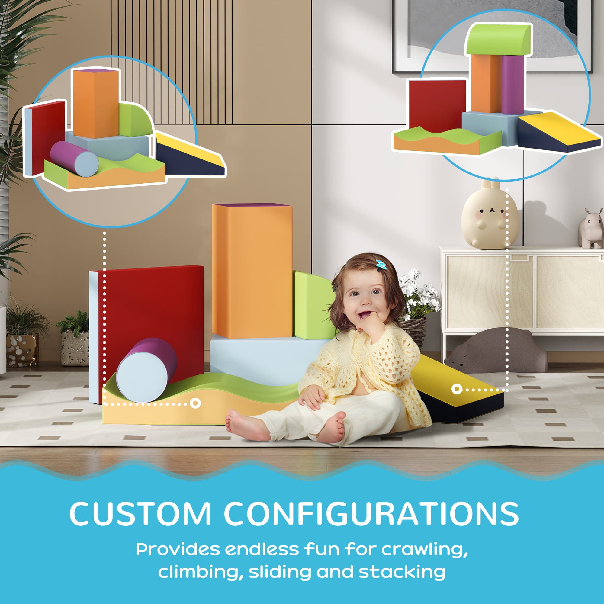 7 Piece Climb and Crawl Activity Play image 5