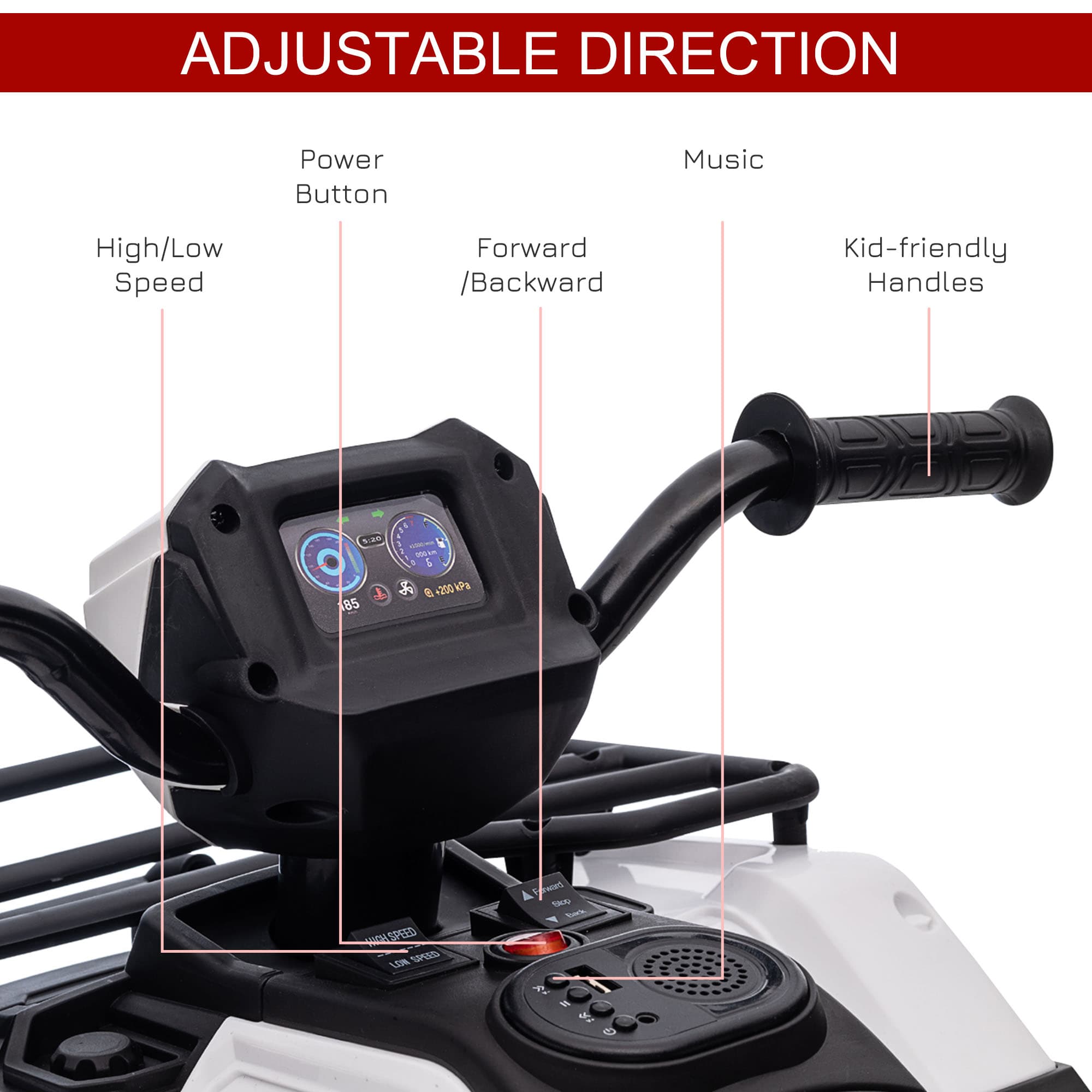12V Electric Toy Car with Forward Backward image 5