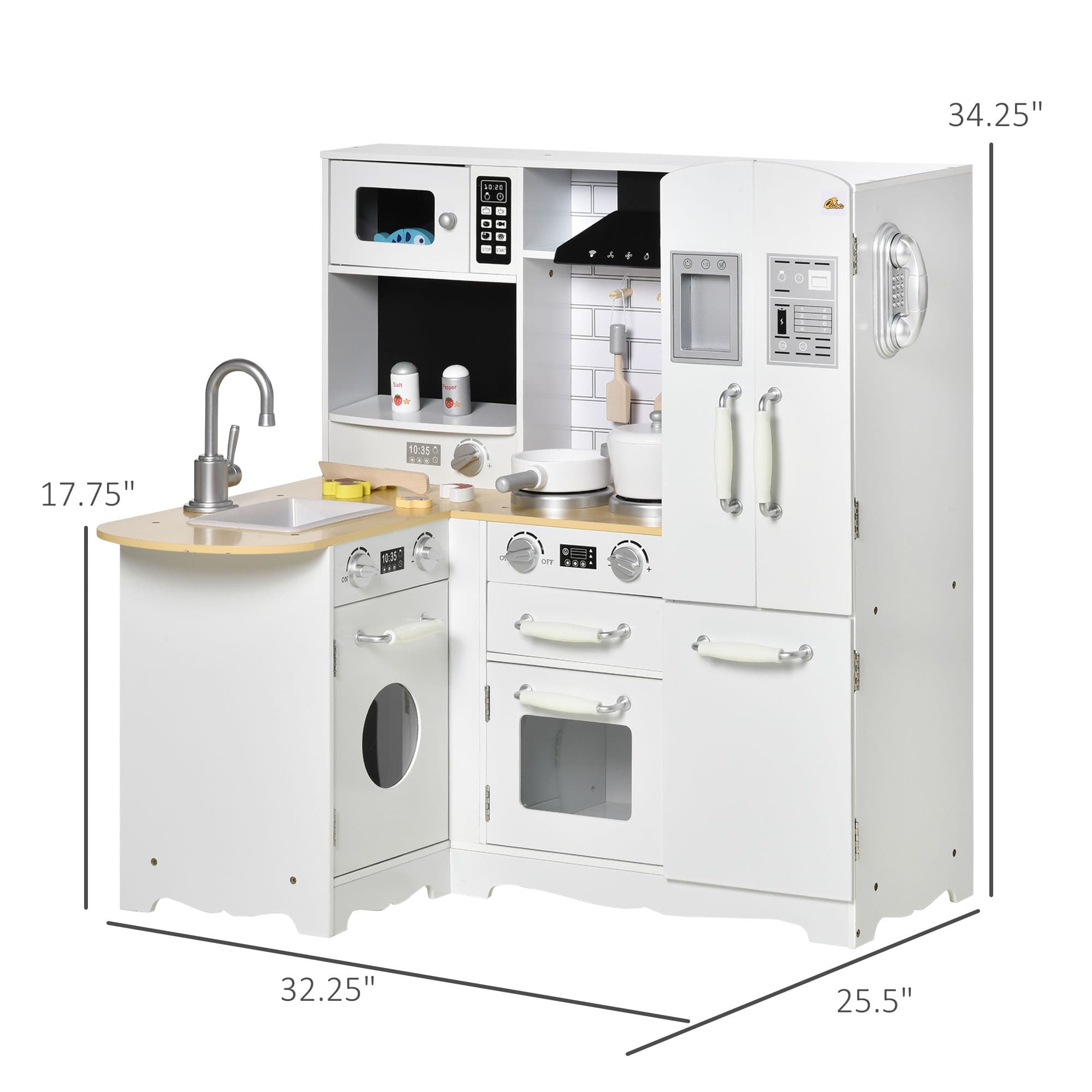 Large Play Kitchen with Full Set of image 3
