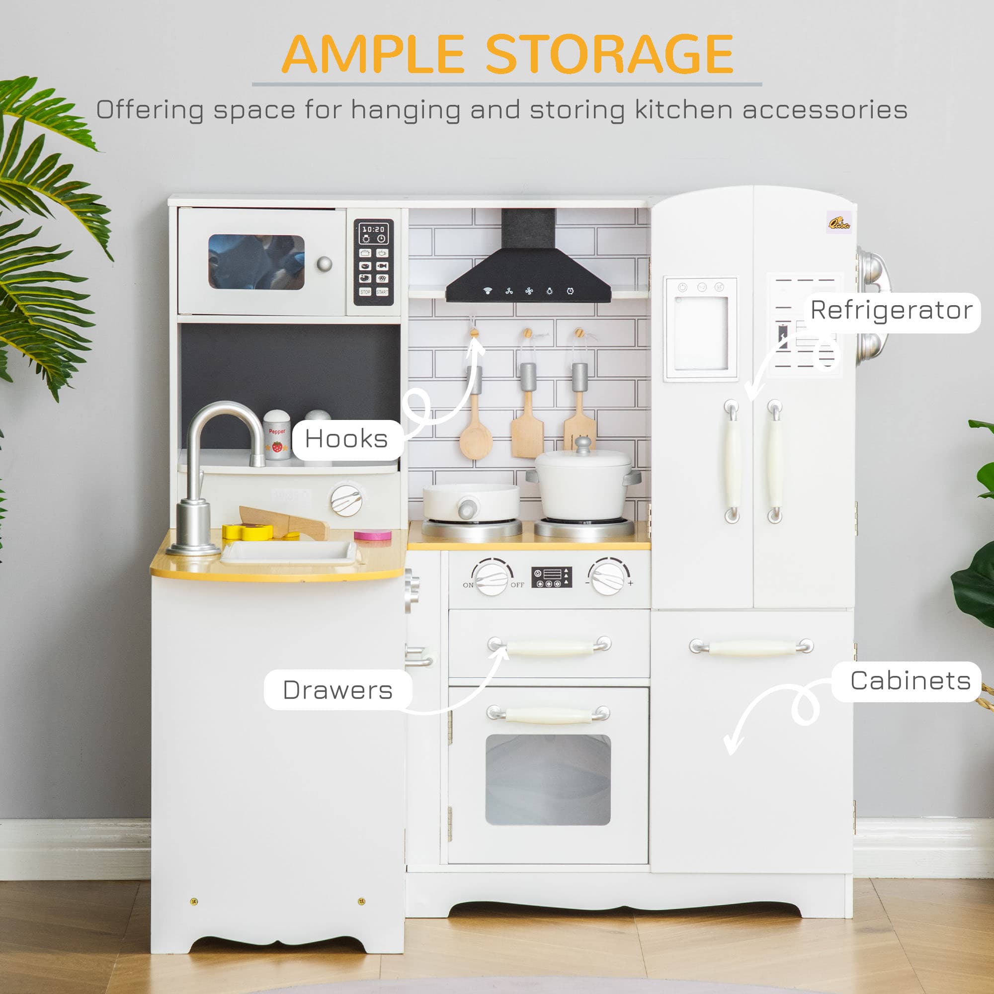 Large Play Kitchen with Full Set of image 5