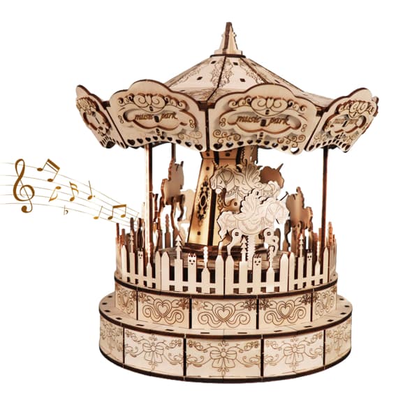 Music Park 3d Wooden Puzzle Carousel Music image 2