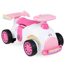 Kids Ride-On Sliding Car With Music Function, 3 Themes Sit-and-Scoot Toy For 19-36 Months (Unicorn) thumbnail 1