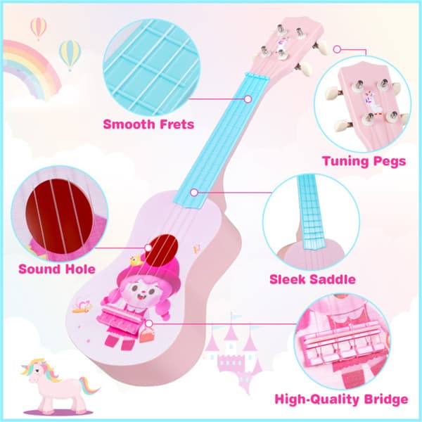 21 Kids Ukulele With Nylon Strings, BPA-Free image 8