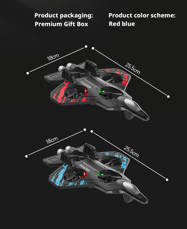 Foam Airplane - Red - Dual Battery,The image 3