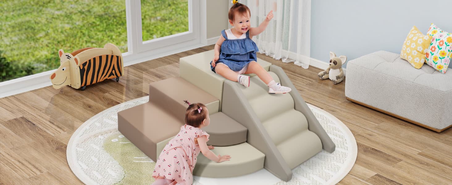 9-Piece Kids Climb & Crawl Soft Foam image 13