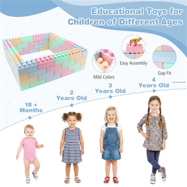 64 PCS Building Blocks Set For Toddlers image 7