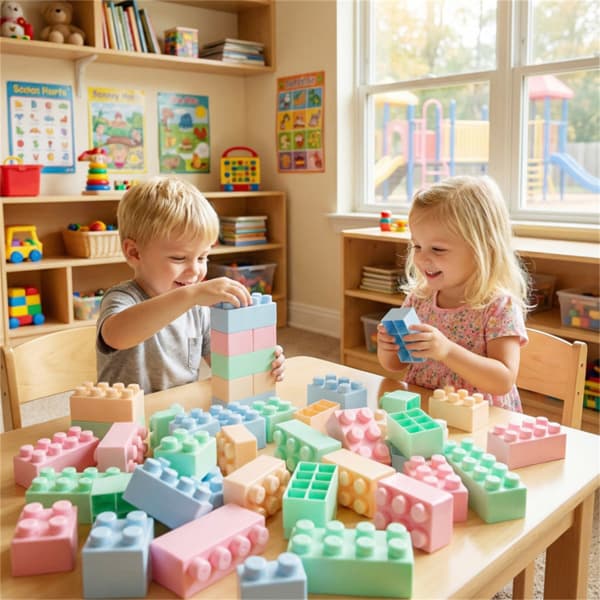64 PCS Building Blocks Set For Toddlers image 2
