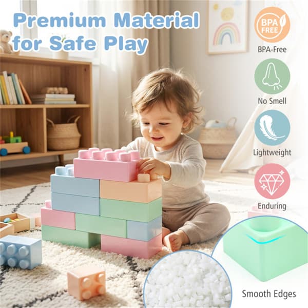 64 PCS Building Blocks Set For Toddlers image 6