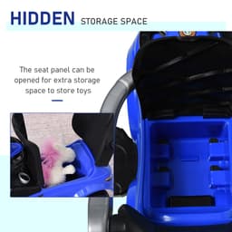 3 In 1 Push Cars for Toddlers Kid Ride on Push Car Stroller Sliding Car with Horn Music Light Function Secure Bar Ride on Toy for Boy Girl 18-36 Months, Blue thumbnail 4