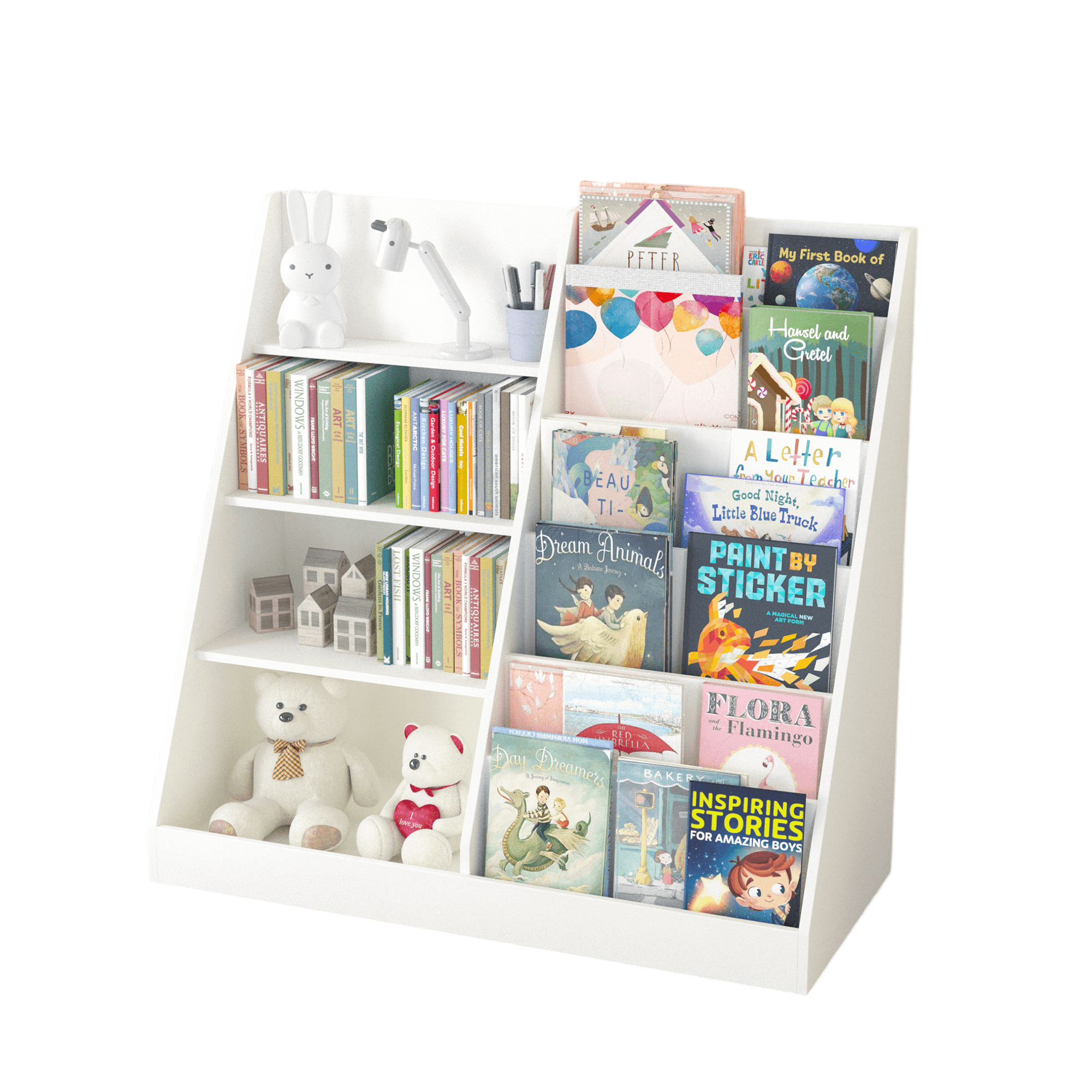 Kids Bookshelf And Toy Storage Organizer, Multifunctional image 19