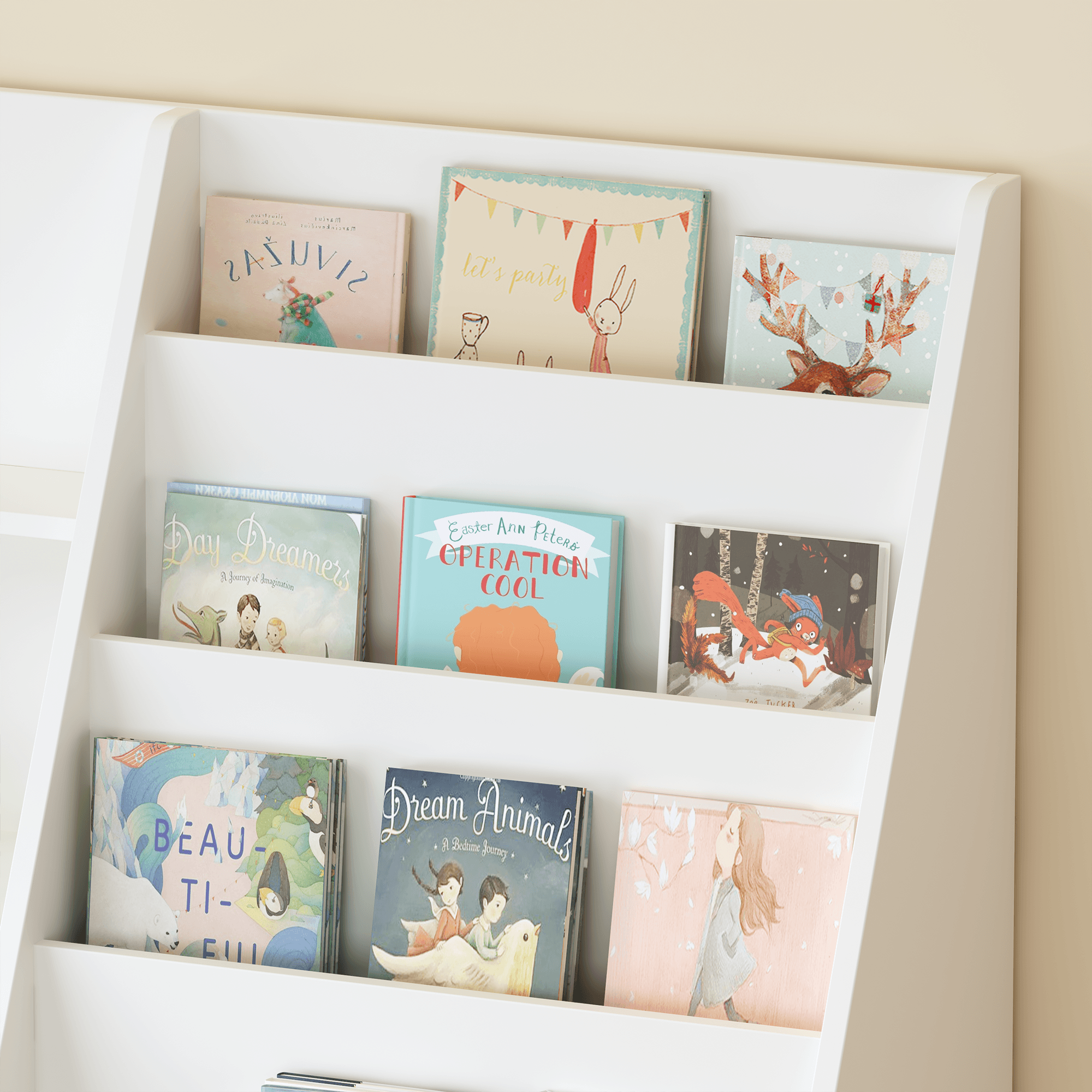 Kids Bookshelf And Toy Storage Organizer, Multifunctional image 4