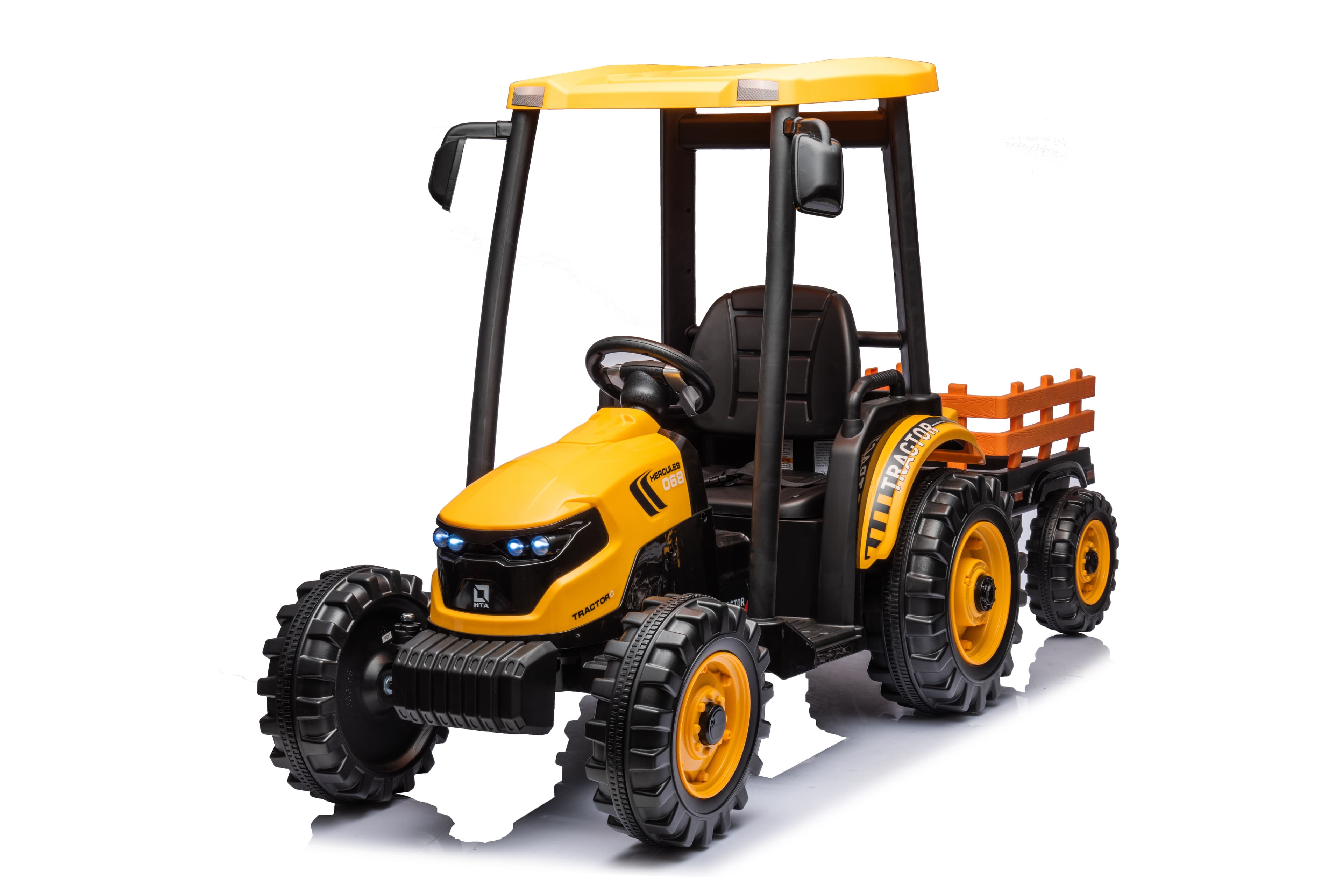 24V Kids Ride On Tractors With Parent image 6