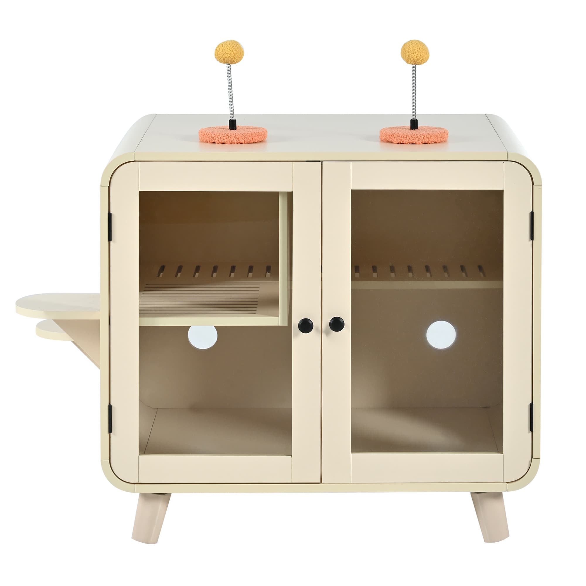 Cat Hidden Litter Box Enclosure With RGB image 7