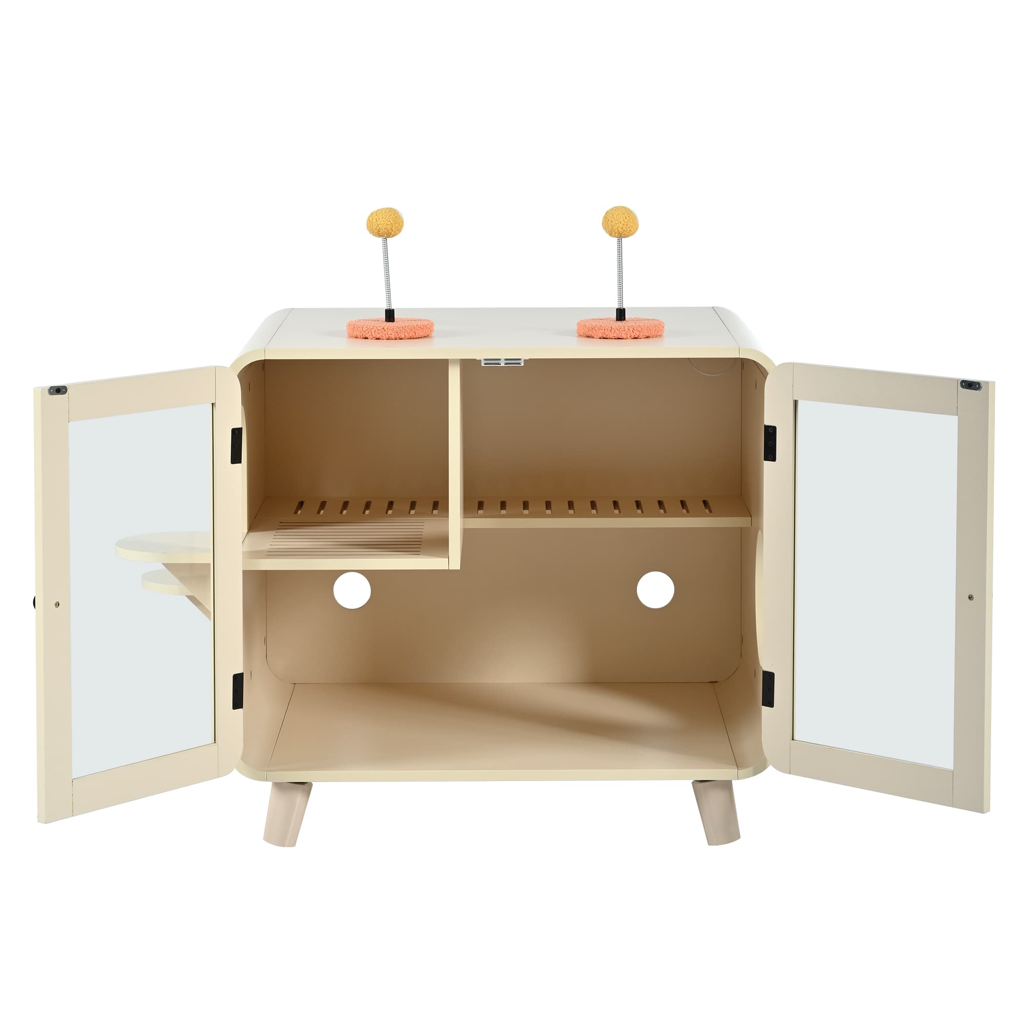 Cat Hidden Litter Box Enclosure With RGB image 8