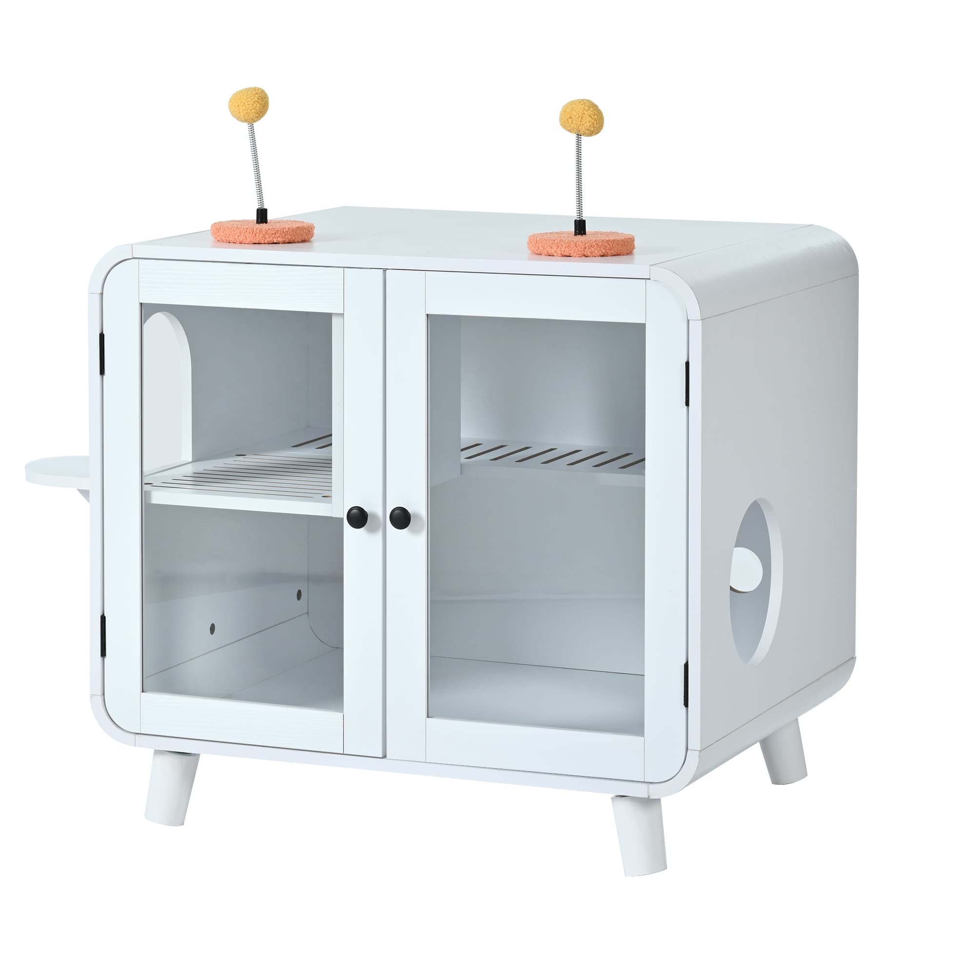 Cat Hidden Litter Box Enclosure With RGB image 8